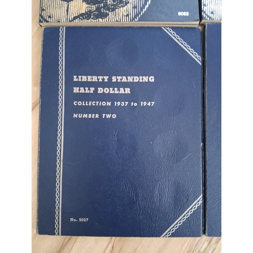 Set of 6 - Whitman Morgan Silver Dollars Coin Folders . No Coins